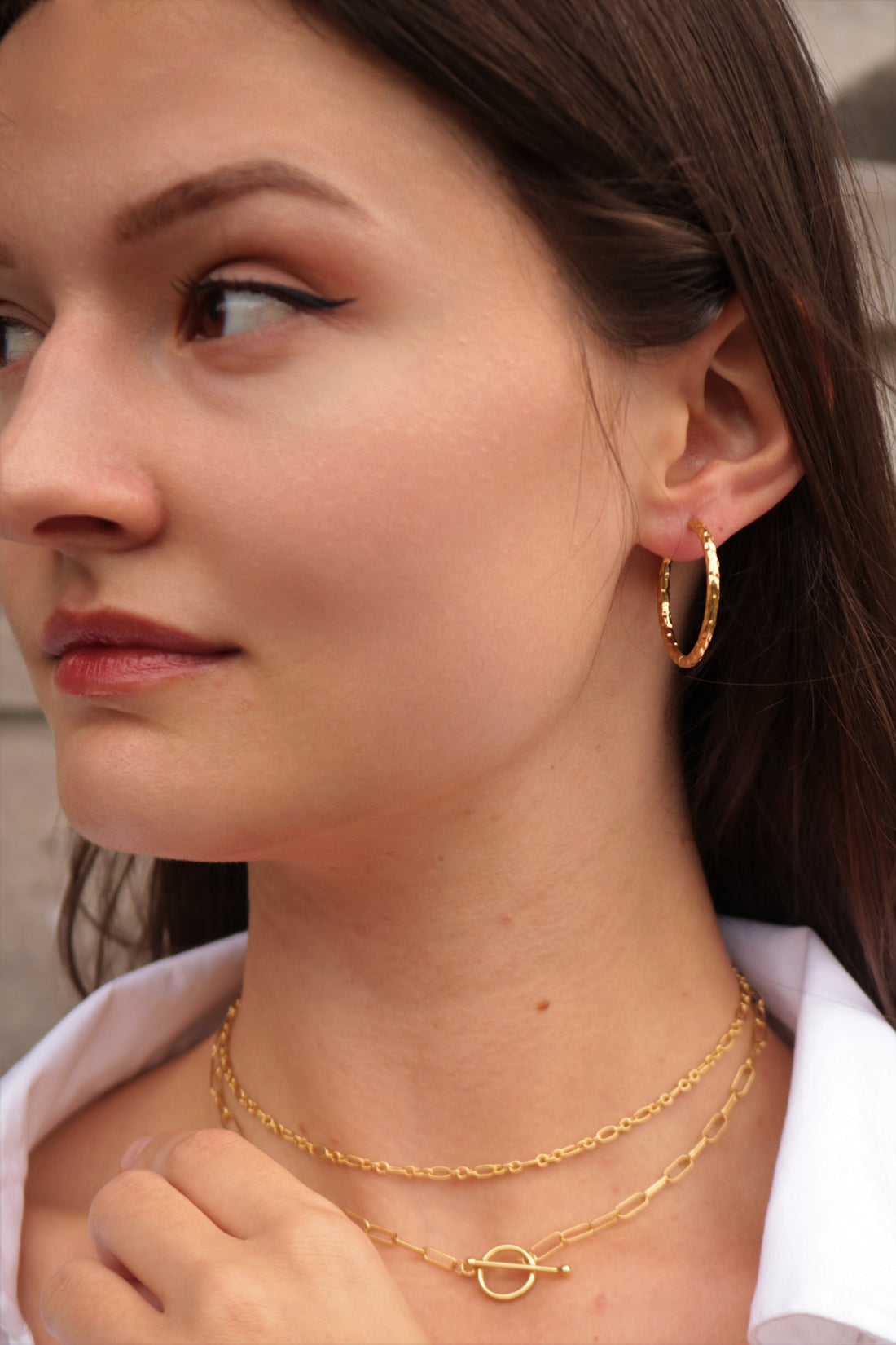 Stella Hoop Earrings - Young &amp; Bossy Jewellery