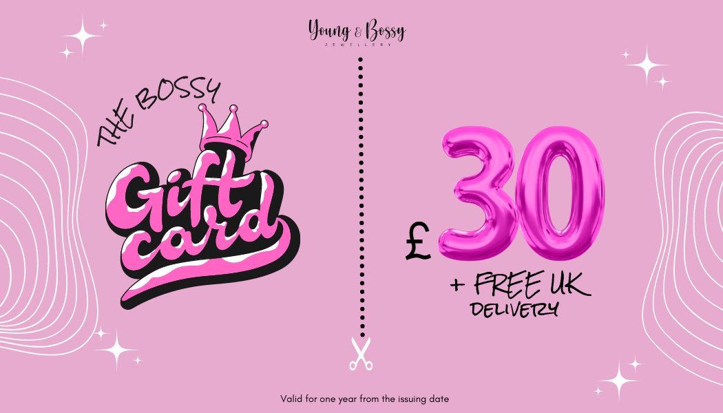 The Bossy Gift Card - Young and Bossy Jewellery